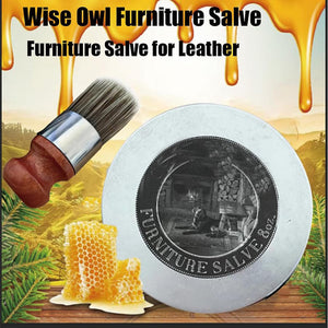 Leather Furniture Salve & Brush Set