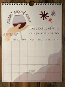 2025 TS Lyrics Calendar