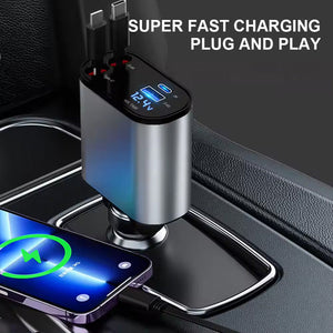 Four-in-one Car Phone Charger