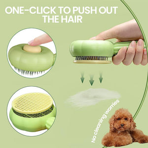 Portable Non-Slip Pet Hair Cleaner Brush