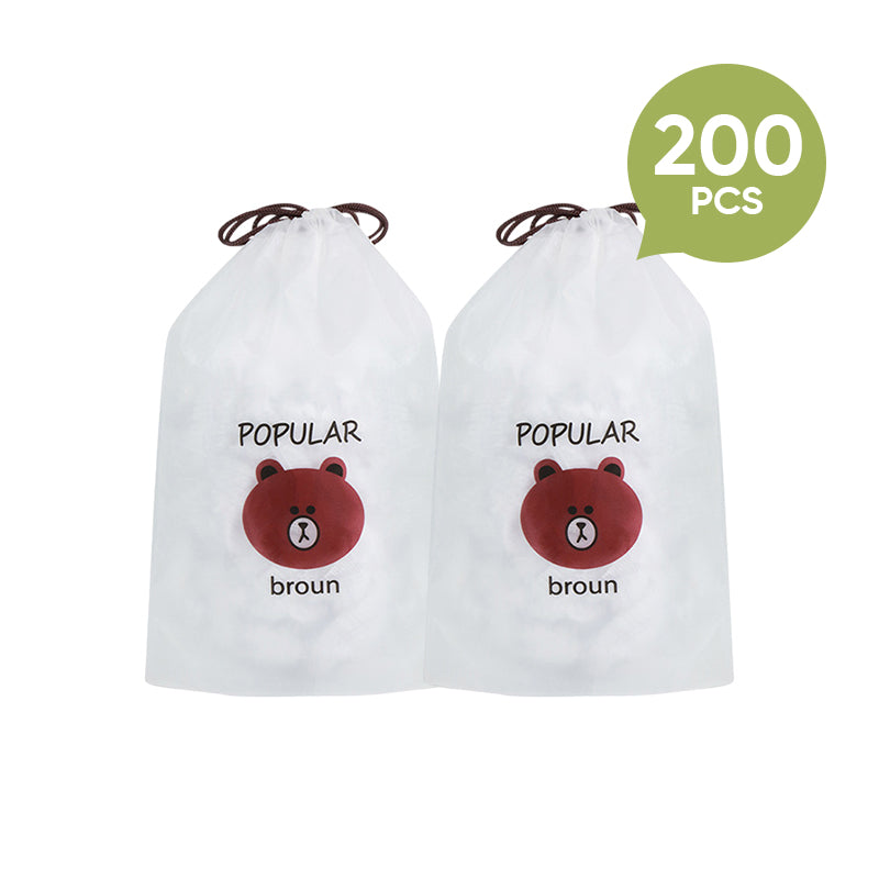Disposable Plastic Wrap Cover (100 PCS/ 1 SET)